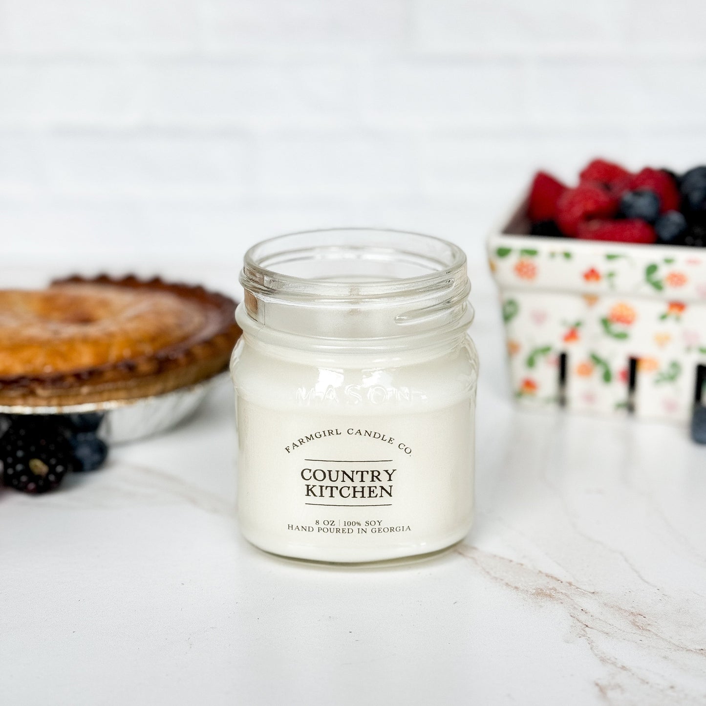 Country Kitchen - 8oz Soy Mason Jar Candle