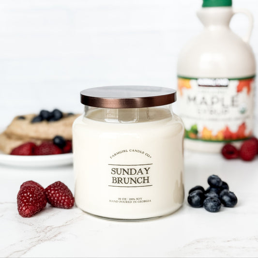Sunday Brunch - 22oz Double Wick Soy Candle