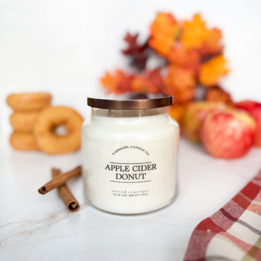 Apple Cider Donut - 22oz Double Wick Soy Candle