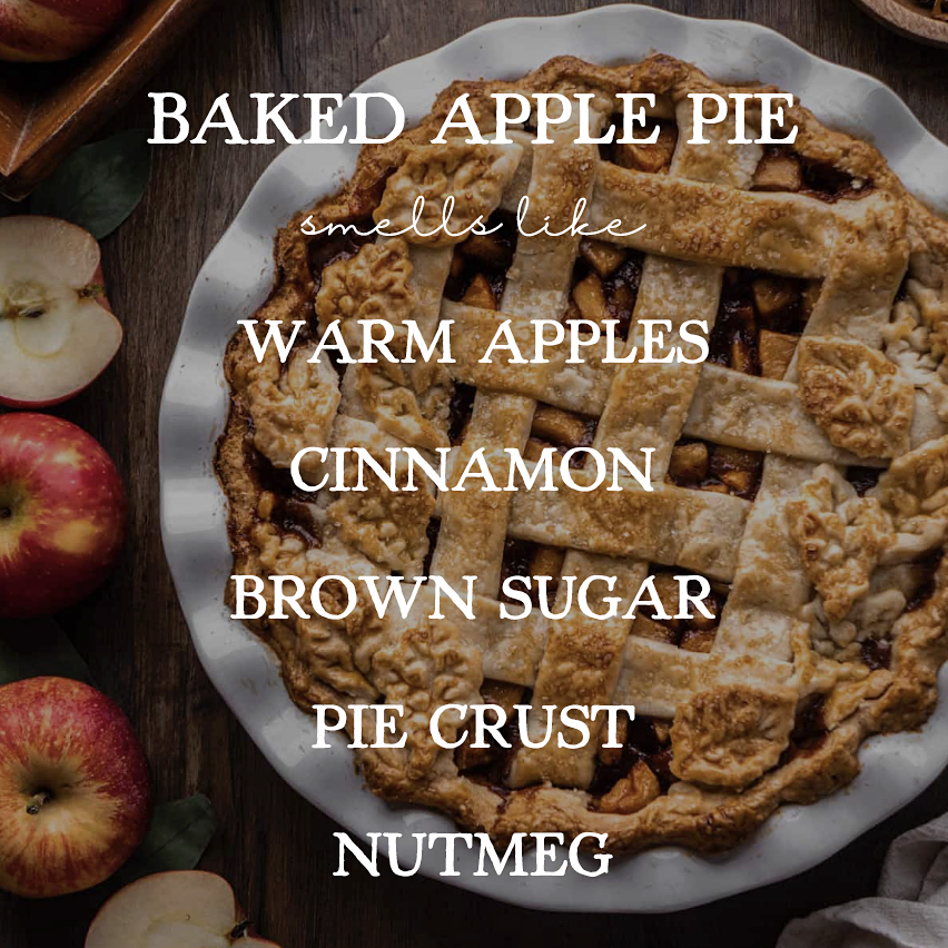 Baked Apple Pie - 8oz Soy Mason Jar Candle