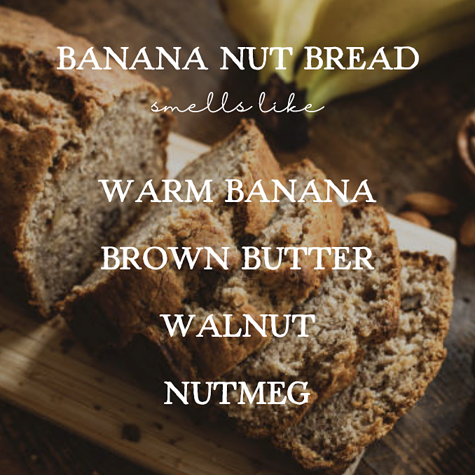 Banana Nut Bread - 8oz Soy Mason Jar Candle