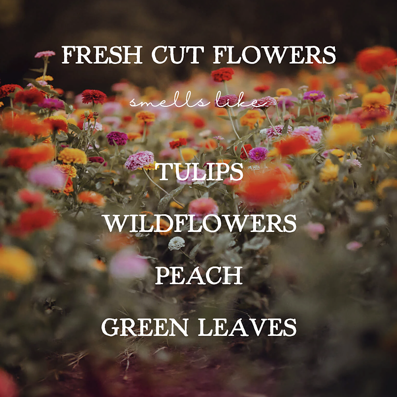 Fresh Cut Flowers - 8oz Soy Mason Jar Candle