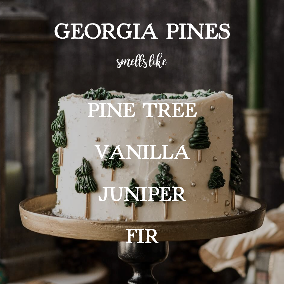 Georgia Pines - 8oz Soy Mason Jar Candle