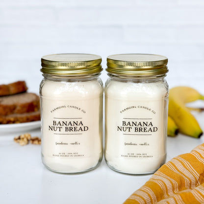 Banana Nut Bread 16oz Candle