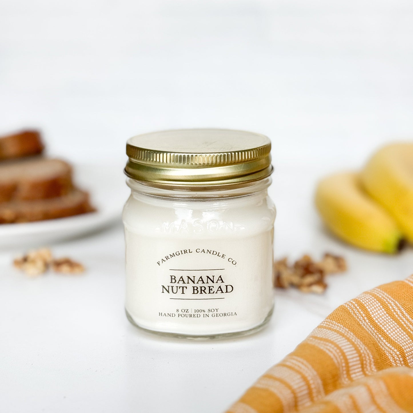 Banana Nut Bread 8oz Candle