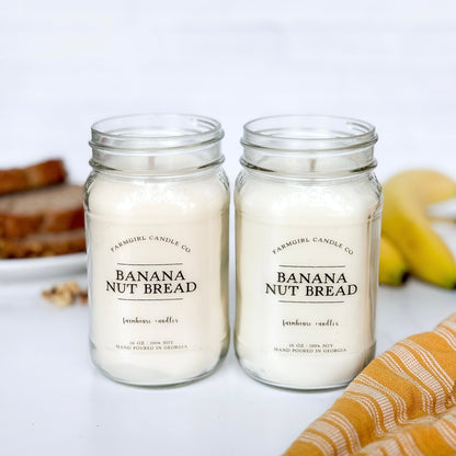 Banana Nut Bread 16oz Candle