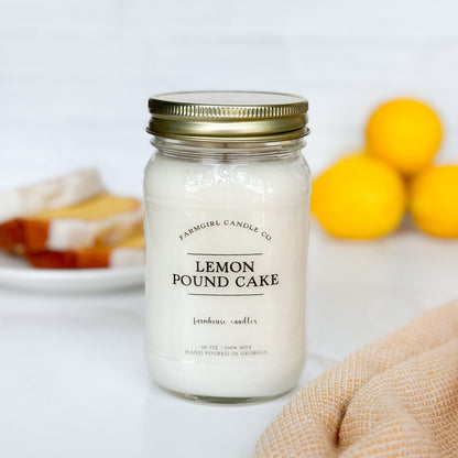 Lemon Pound Cake 16oz Candle