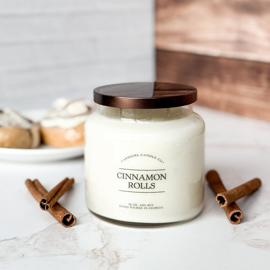 Cinnamon Rolls - 22oz Double Wick Soy Candle