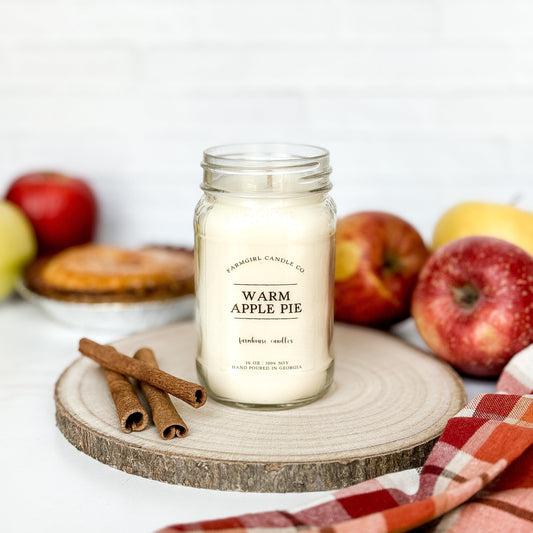 Warm Apple Pie 16oz Candle