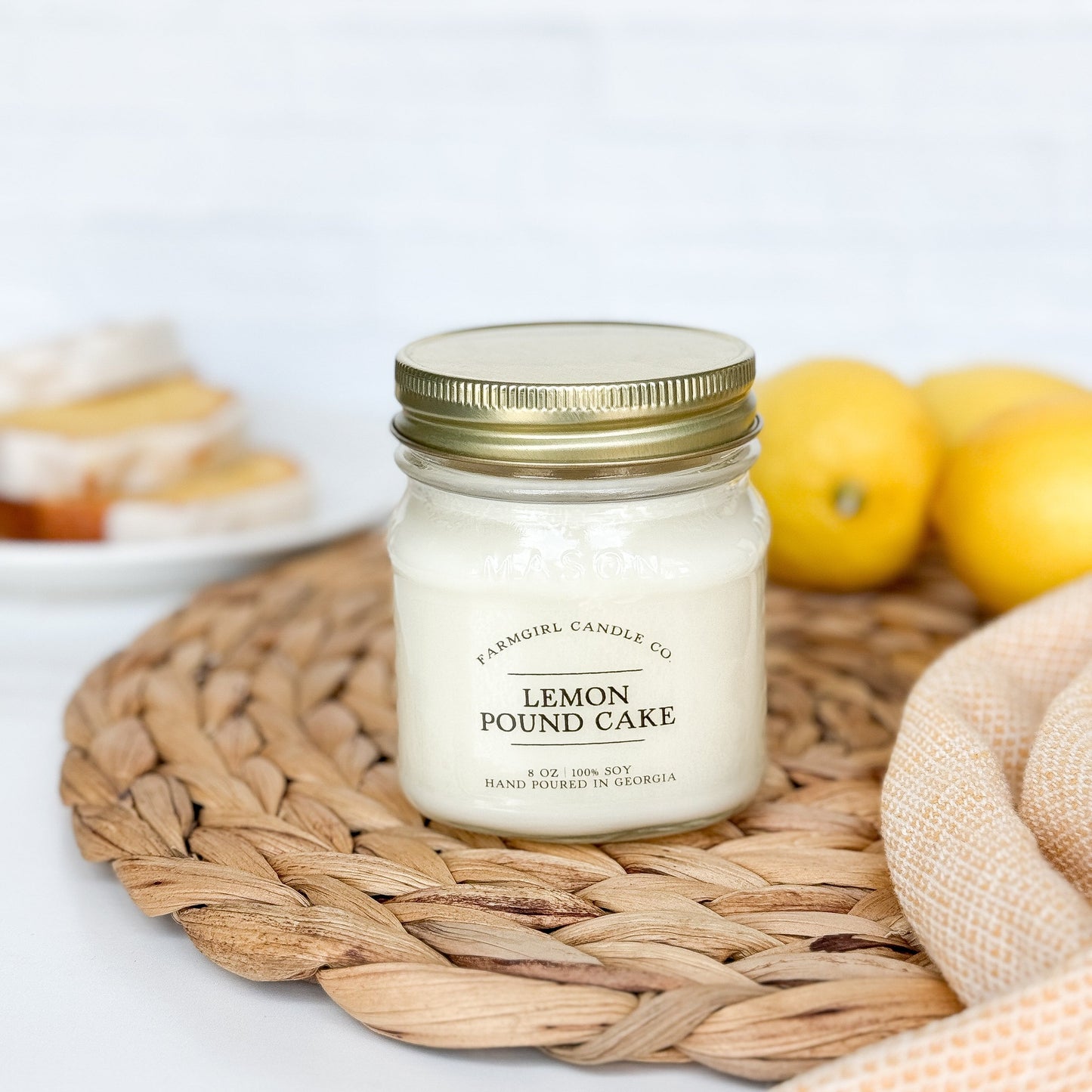 Lemon Pound Cake 8oz Candle