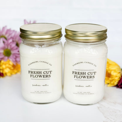 Fresh Cut Flowers 16oz Candle