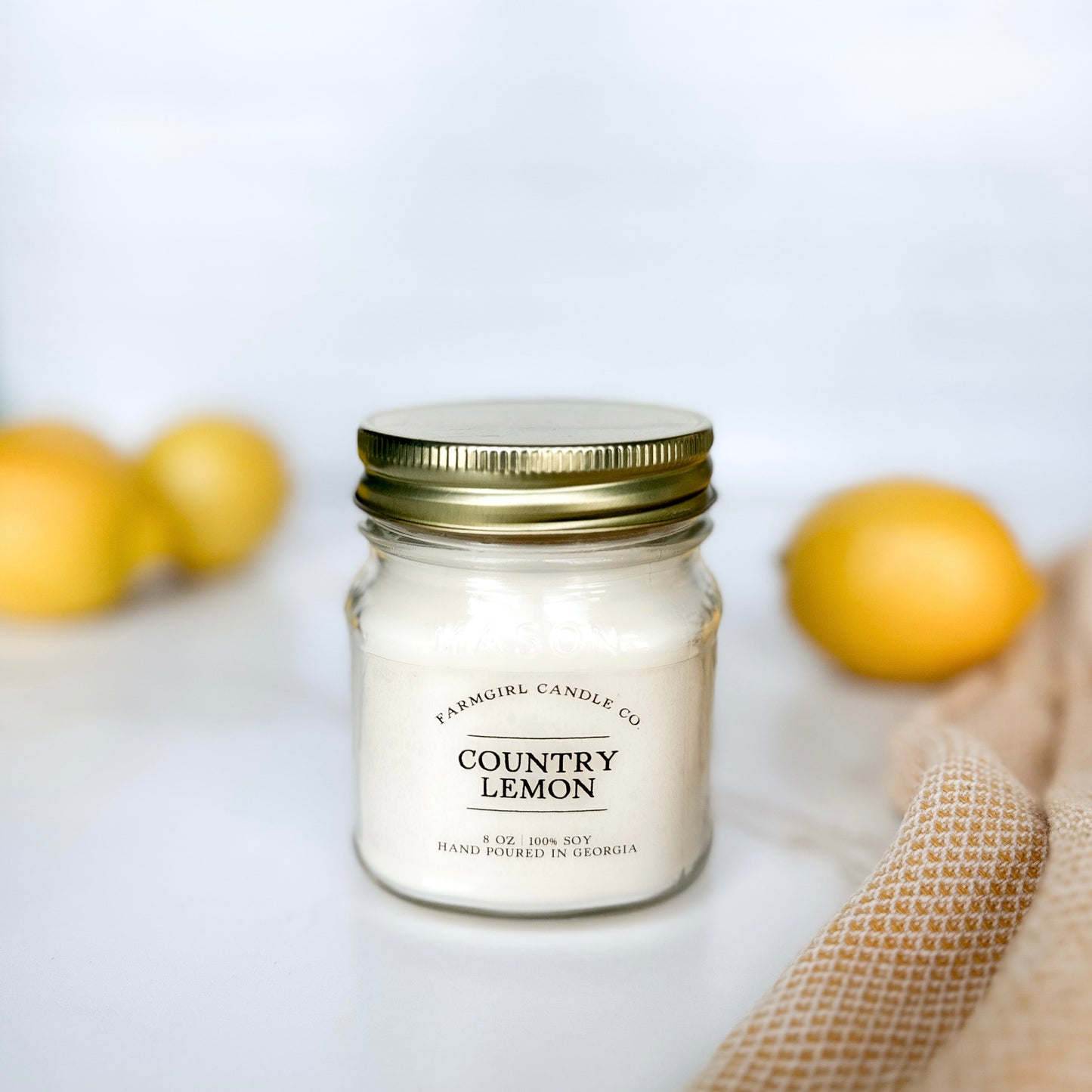 Country Lemon 8oz Candle