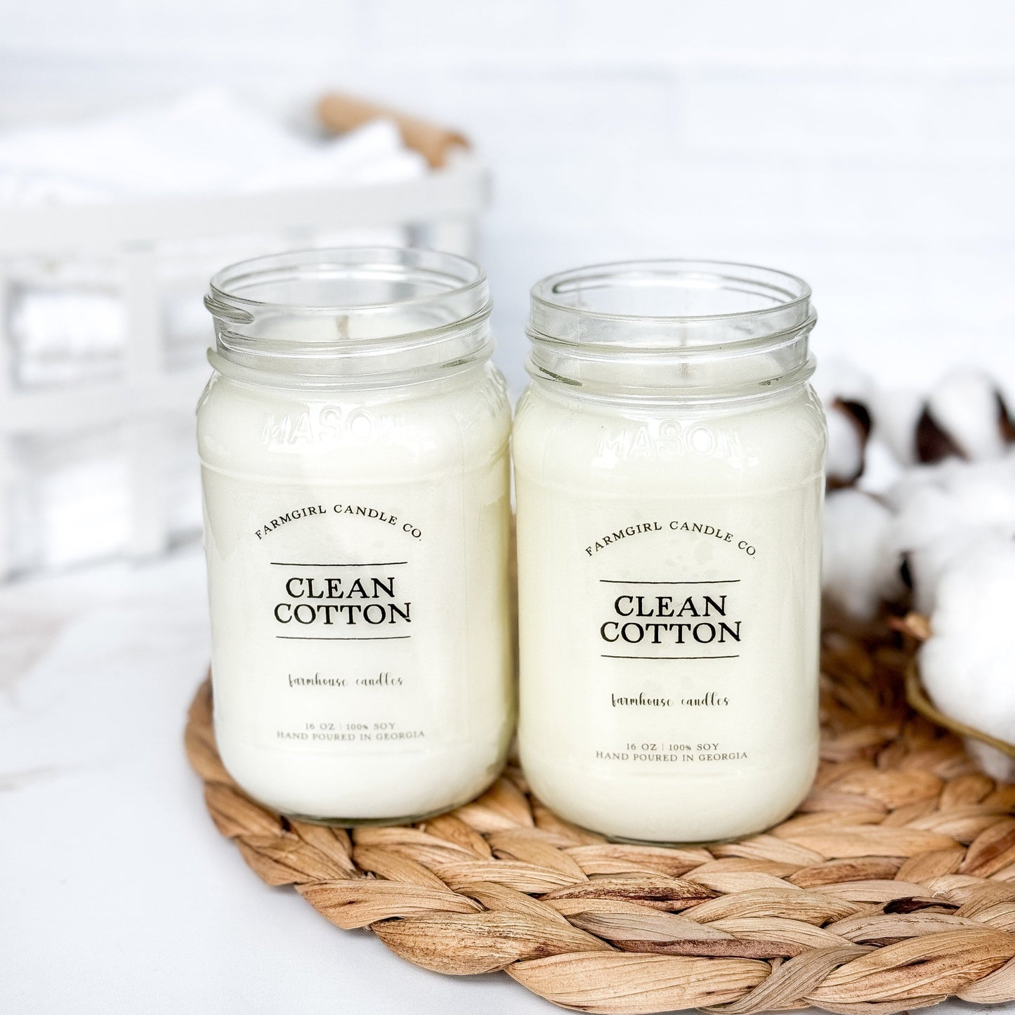 Clean Cotton 16oz Candle