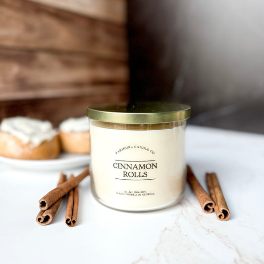 Cinnamon Rolls - 21oz Triple Wick Soy Candle