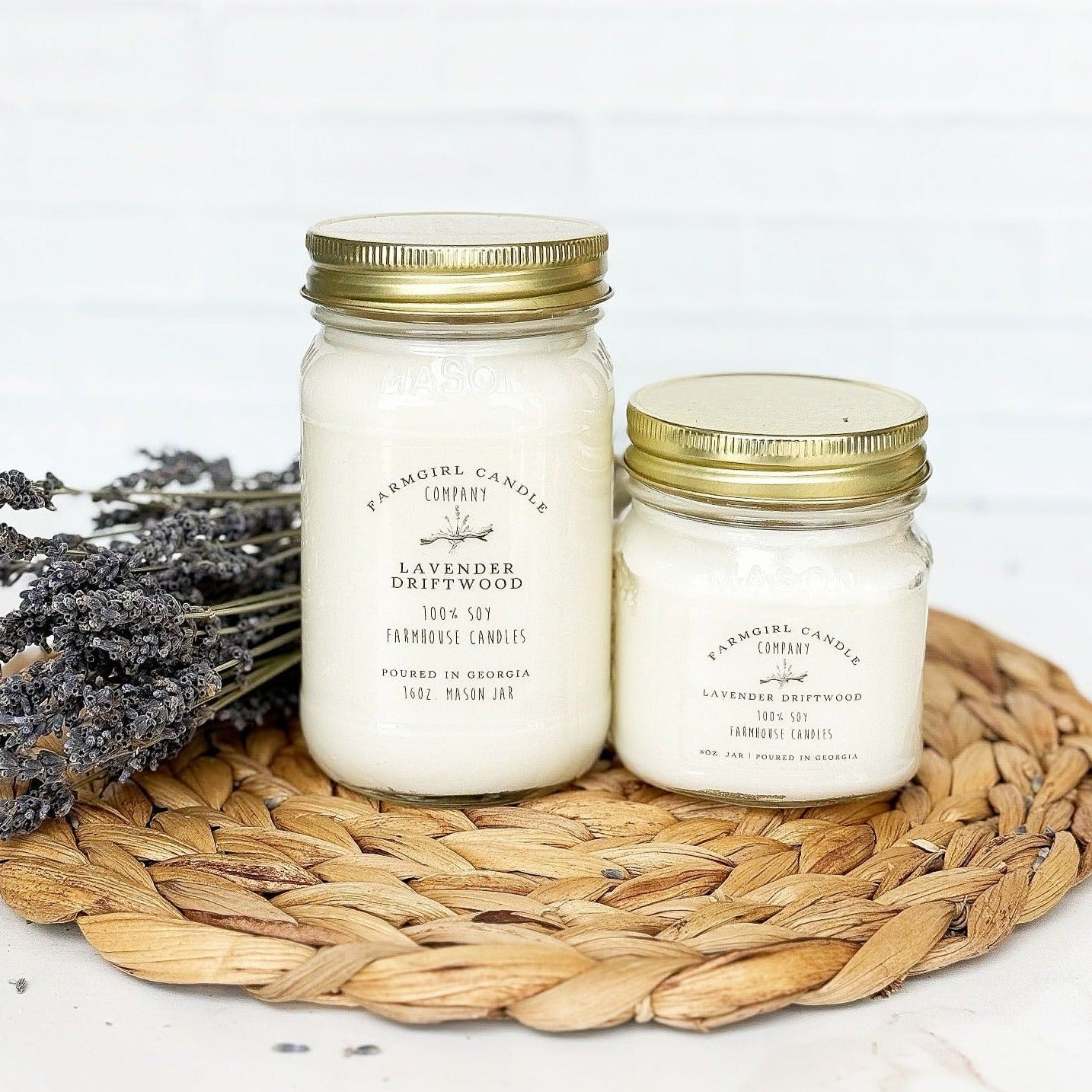 Lavender Driftwood 8oz Candle