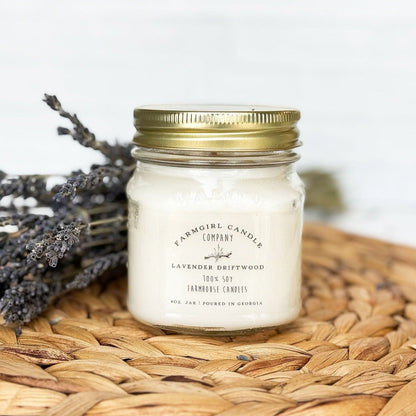 Lavender Driftwood 8oz Candle