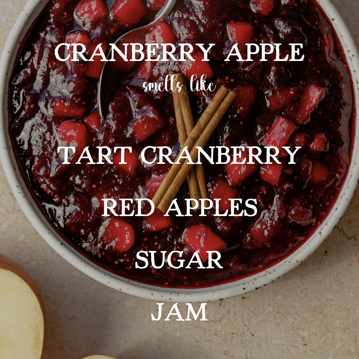 Cranberry Apple - 8oz Soy Mason Jar Candle