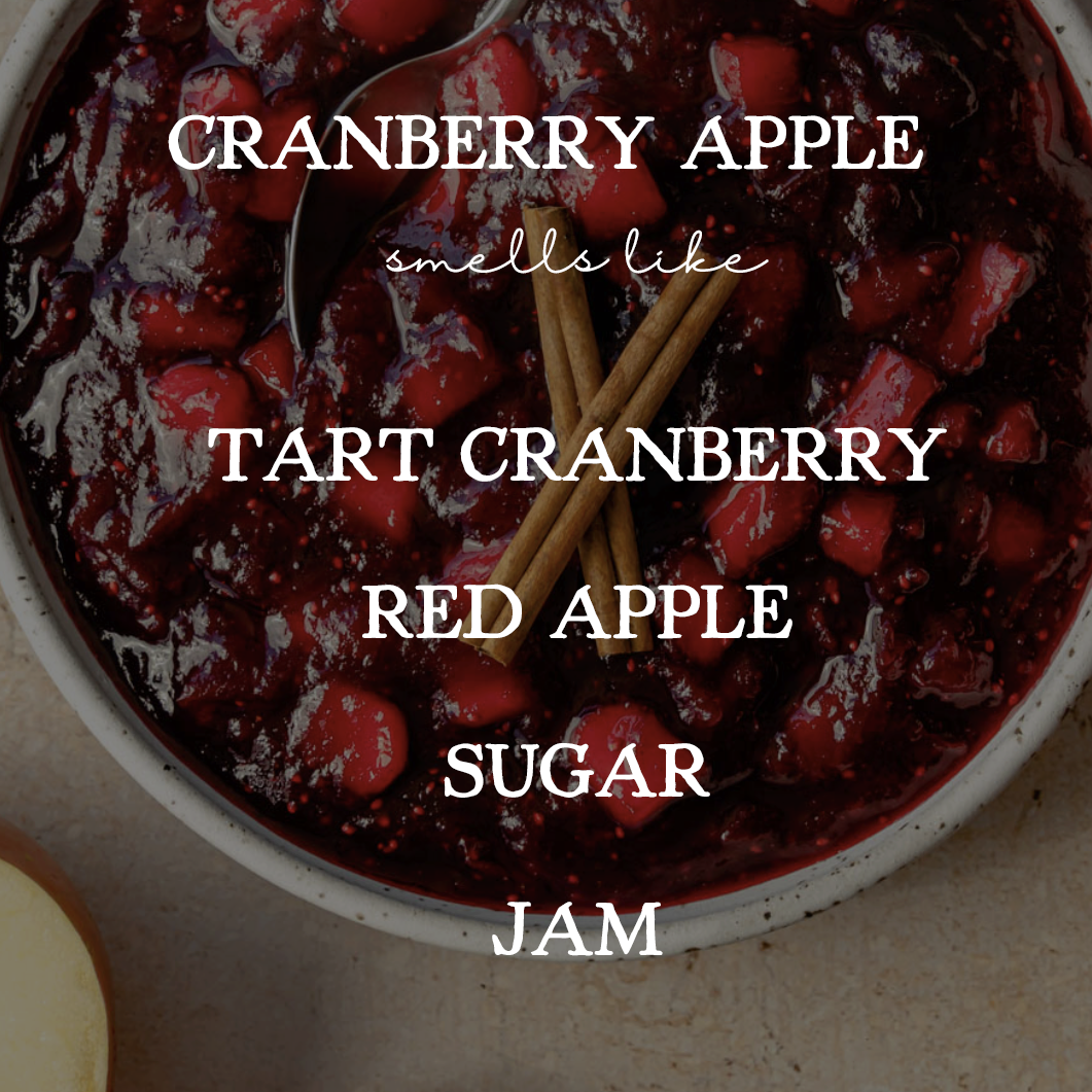 Cranberry Apple - 16oz Soy Mason Jar Candle