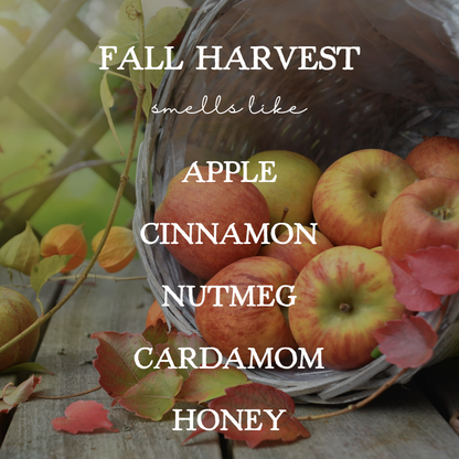 Fall Harvest - 8oz Soy Mason Jar Candle