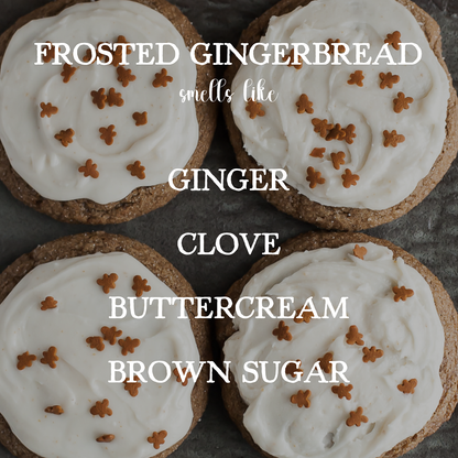 Frosted Gingerbread - 8oz Soy Mason Jar Candle