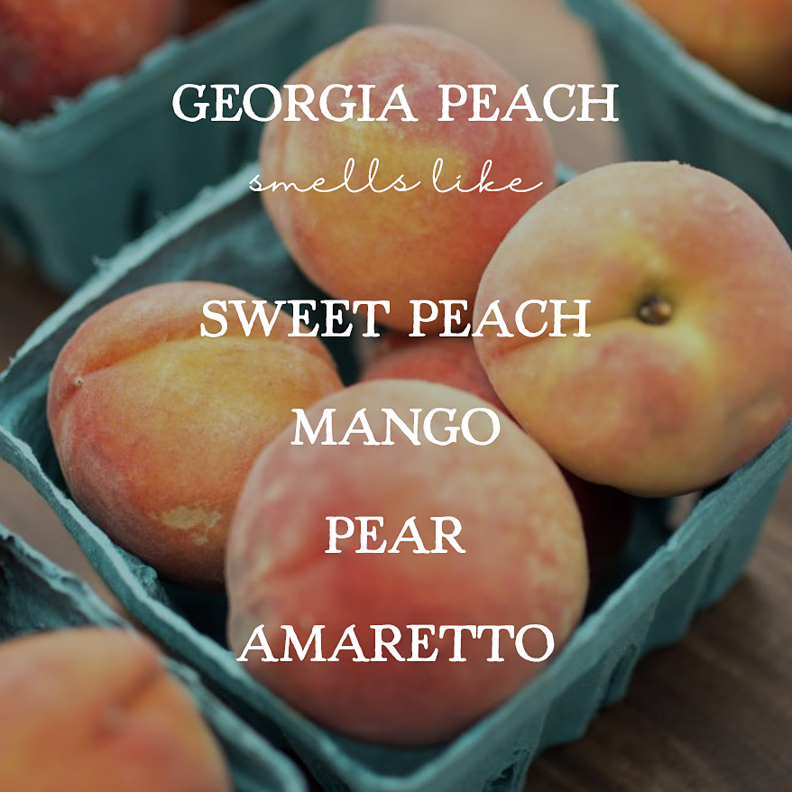 Georgia Peach - 16oz Soy Mason Jar Candle